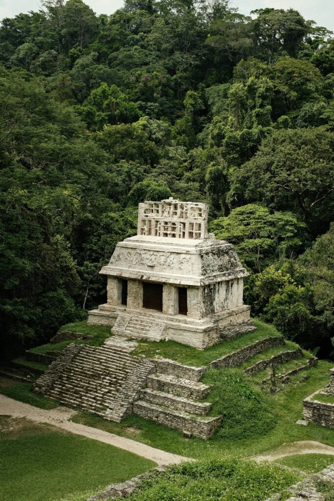 pexels photo 28949665 28949665 Discover the historic Mayan temple nestled in the verdant jungles of Palenque, Mexico.